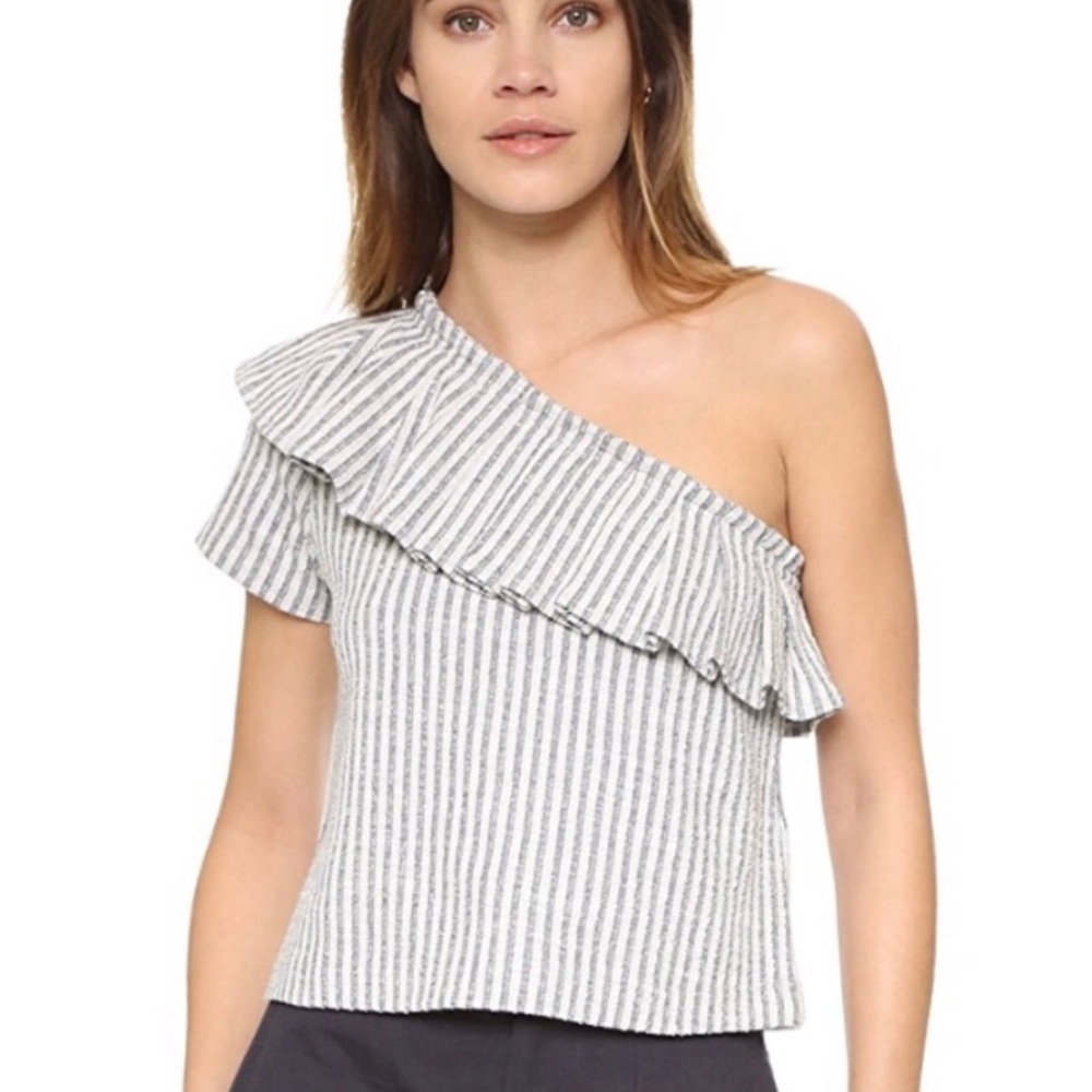 Club Monaco One Shoulder Top